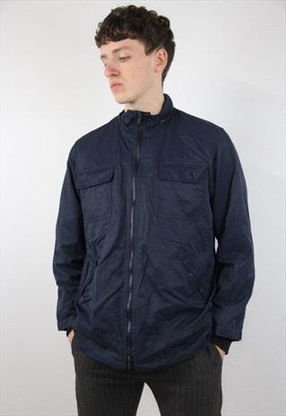 VINTAGE ARMANI NAVY LIGHT WORKER JACKET