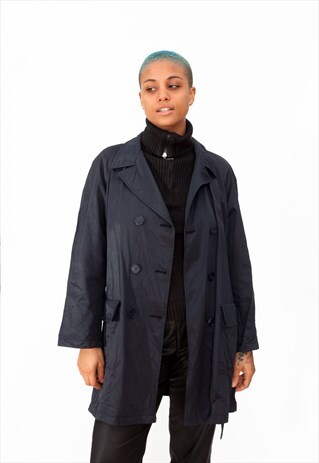 VINTAGE 80S GIANFRANCO FERRE MAC COAT ID:5232
