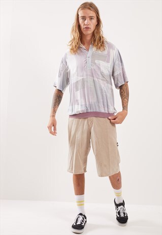 VINTAGE PATTERNED FESTIVAL SHORT SLEEVE SHIRT