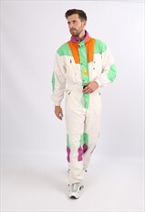 Vintage Ski Suit 90's BELFE Snow Suit M 40" (75Q)