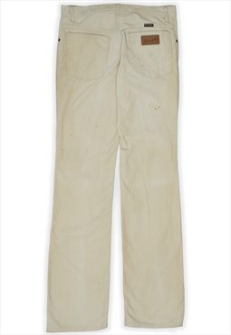 Vintage Wrangler Cream Corduroy Trousers Mens