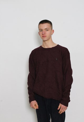 VINTAGE POLO RALPH LAUREN KNITTED JUMPER