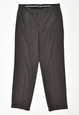 Vintage Armani Trousers Slim Suit Tapared Grey