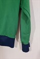 VINTAGE 70'S GREEN AND BLUE SPORTS JACKET