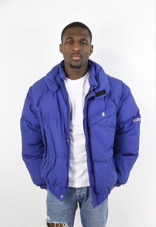 VINTAGE 90'S BLUE PUFFER JACKET