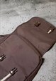 VINTAGE LARGE BROWN KANGOL BACKPACK 