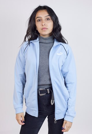 VINTAGE PUMA 90'S BLUE SPORTS JACKET