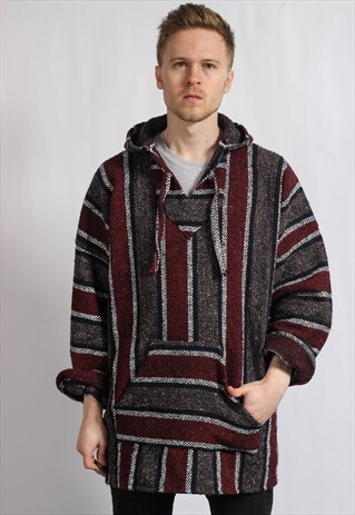 VINTAGE BAJA MEXICAN HOODIE
