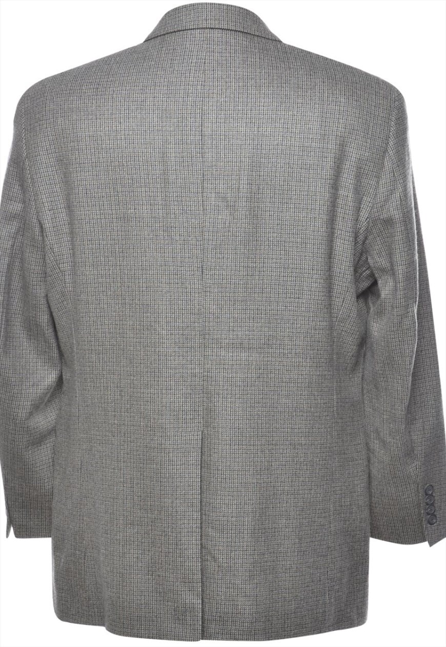 chaps houndstooth blazer