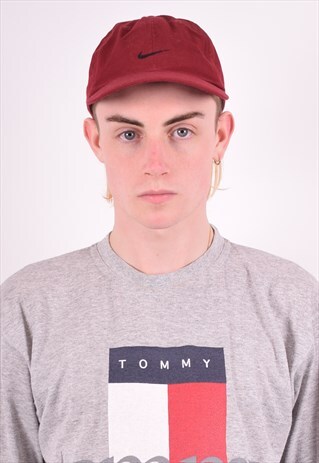 NIKE MENS VINTAGE CAP ONE SIZE MAROON 90S