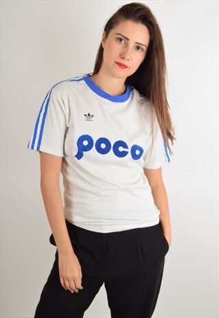 VINTAGE ADIDAS JERSEY MADE IN YUGOSLAVIA 80'S NO 4 (1765)
