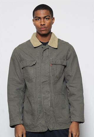 VINTAGE LEVIS WORKWEAR CORDUROY COLLAR JACKET