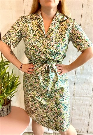 60's shirt dress