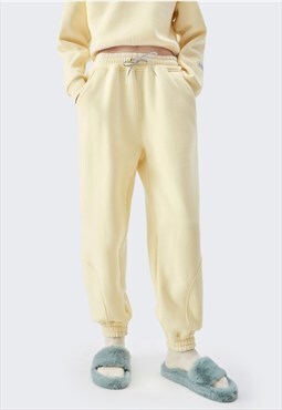Miillow Pure color casual loose-fitting trousers