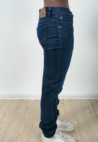 Vintage 00s Levi's Low Rise Jeans Blue Size 32"