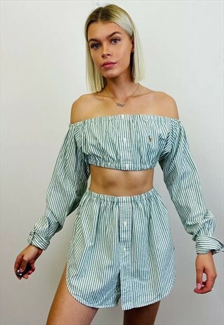 RALPH LAUREN REWORKED BARDOT ELASTICATED CO-ORD SET