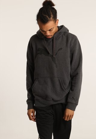 VINTAGE PUMA PRINTED LOGO HOODIE