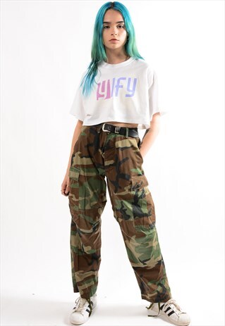 VINTAGE CAMO TROUSERS