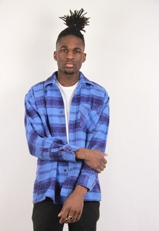 VINTAGE THICK FLANNEL SHIRT