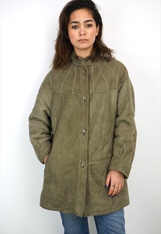 VINTAGE 90'S SHEARLING COAT