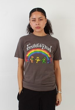 Vintage grateful dead grey graphic t shirt