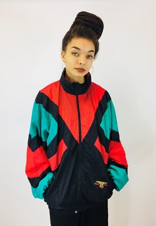 VINTAGE FESTIVAL 80S RAVE WINDBREAKER JACKET