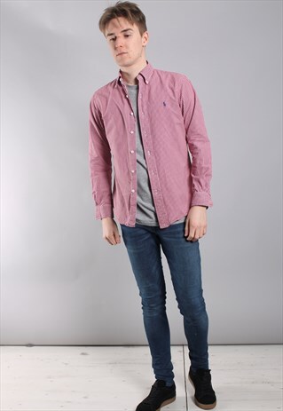 VINTAGE POLO RALPH LAUREN GINGHAM SHIRT