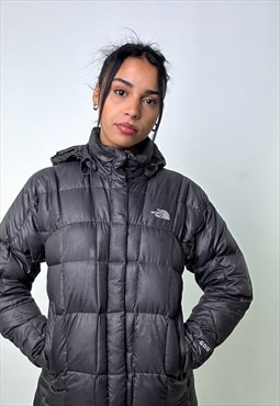 Dark Grey 90s The North Face 600 Series Puffer Jacket Coat