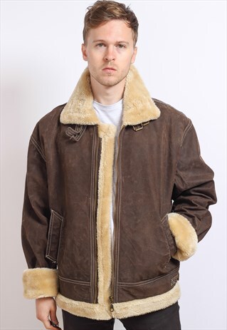 VINTAGE AVIATOR SHEEP SKIN JACKET