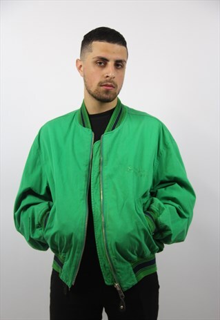 VINTAGE CONVERSE GREEN BOMBER 90S JACKET