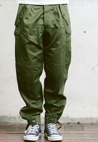VINTAGE MILITARY UTILITY TROUSERS