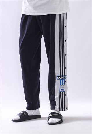 VINTAGE MENS ADIDAS LOGO TRACK SUIT TROUSERS PANTS