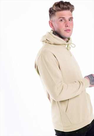 ESSENTIAL BLANK PULLOVER HOODY - VANILLA CREAM