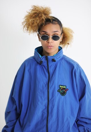 VINTAGE REEBOK SPORTS TRACKSUIT TOP WINDBREAKER JACKET