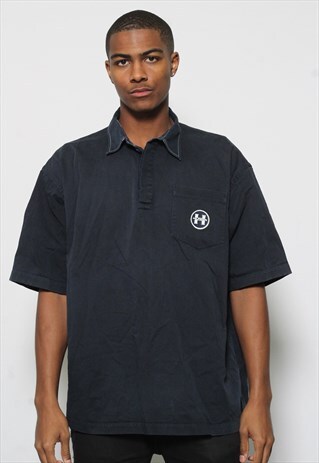 VINTAGE TOMMY HILFIGER POLO SHIRT BLUE