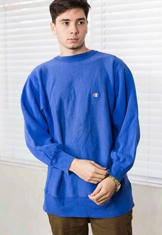 VINTAGE CHAMPION REVERSE WEAVE SWEATSHIRT LOGO 90S XL 24.6
