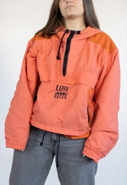 Vintage Kappa Jacket Racer in Orange M