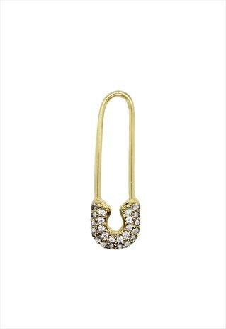 SAFETY PIN EARRING (SOLD BY UNIT)