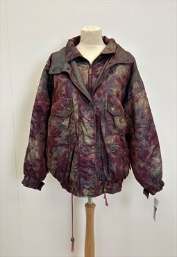 Vintage Trepass Patterned Ski Jacket