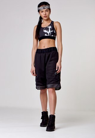THE BLACK BASKETBALL SHORTS