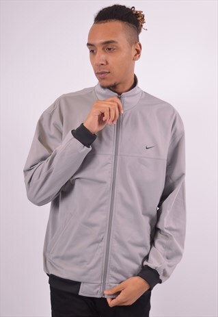 VINTAGE NIKE TRACKSUIT TOP JACKET GREY