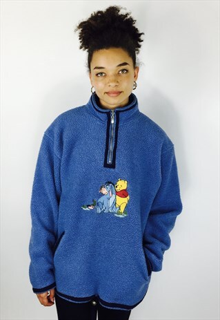 DISNEY WINNIE THE POOH TEDDY BEAR FLEECE
