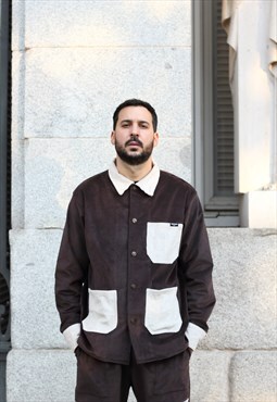 Handmade Corduroy Jacket in Brown