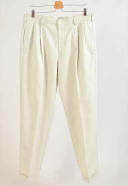 Vintage 90s trousers in high beige