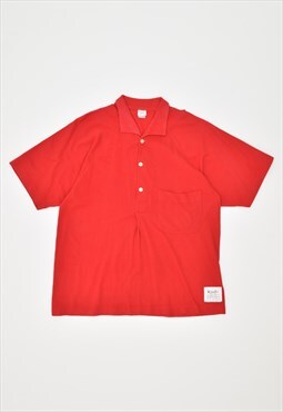 Vintage 90's Benetton Polo Shirt Red