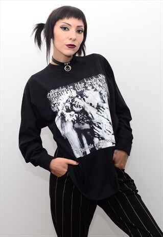'CRADLE OF FILTH' METAL BAND SLOUCHY BOYFRIEND TEE