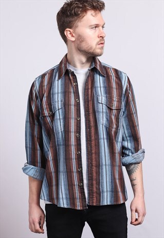 VINTAGE CORDUROY CORD SHIRT