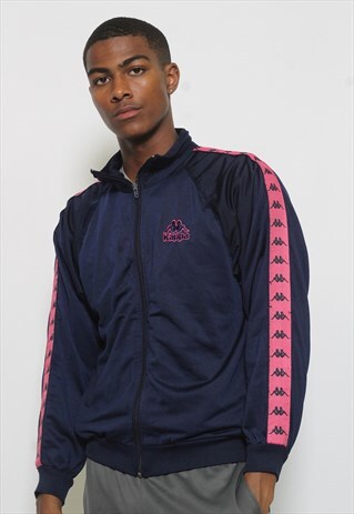VINTAGE KAPPA TAPE LOGO TRACK JACKET