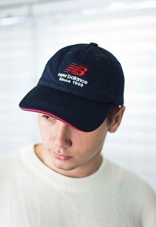 VINTAGE NEW BALANCE BASEBALL CAP LOGO 90S X 3.2