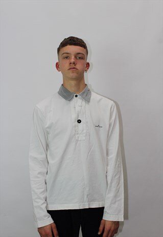 VINTAGE STONE ISLAND POLO RUGBY SHIRT